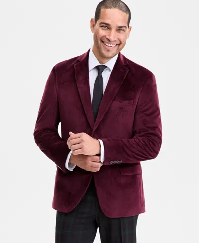BAR III MEN'S SLIM-FIT VELVET SPORT COAT, EXCLUSIVELY AT MACY'S