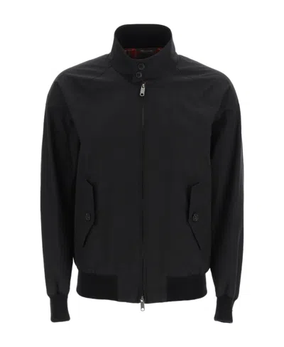 BARACUTA BARACUTA HIGH-NECK ZIPPED JACKET