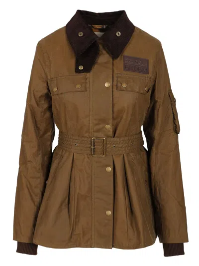 BARACUTA X BARBOUR BA X ERDEM CONSTANCE WAX JCKT JACKETS BEIGE