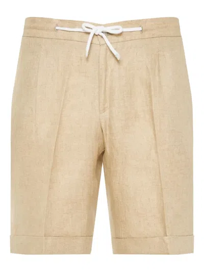 BARBA NAPOLI LINEN SHORTS