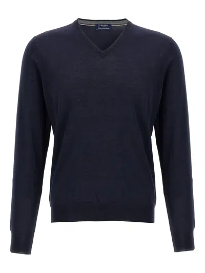 BARBA NAPOLI V-NECK KNITTED JUMPER