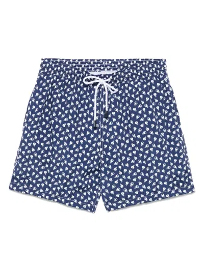 BARBA NAPOLI PRINTED SWIM SHORTS