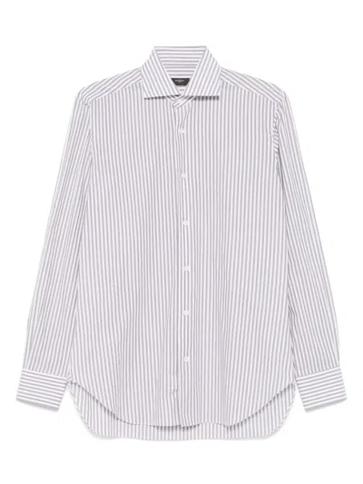 BARBA NAPOLI STRIPED SHIRT