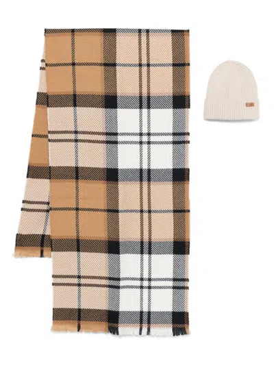 BARBOUR CHECK-PRINT SCARF