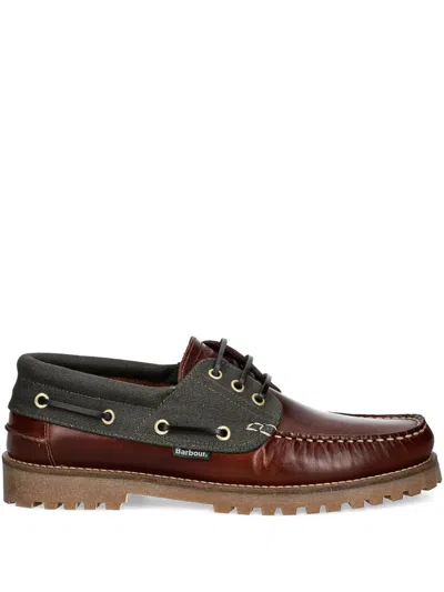BARBOUR DECK LEATHER BOAT SHOES