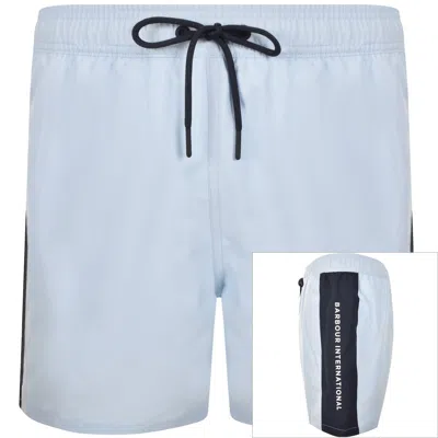 BARBOUR INTERNATIONAL BARBOUR INTERNATIONAL LOGO SWIM SHORTS BLUE