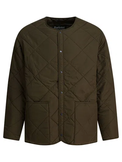 BARBOUR X KAPTAIN SUNSHINE QUILTED JACKET JACKETS AND COATS BROWN
