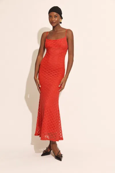 BARDOT ADONI MESH MIDI DRESS