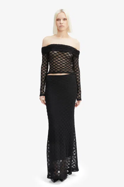 BARDOT ADONI MID RISE MAXI SKIRT