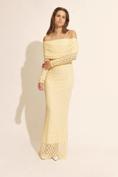 BARDOT ADONI OFF SHOULDER MAXI DRESS