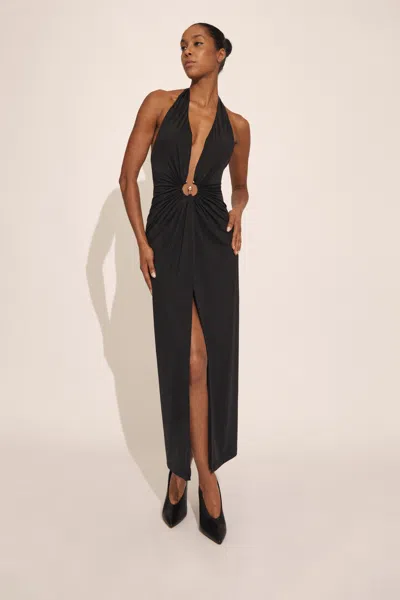 BARDOT ALMA PLUNGING MIDI DRESS