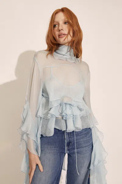 BARDOT ANYSSA RUFFLE BLOUSE