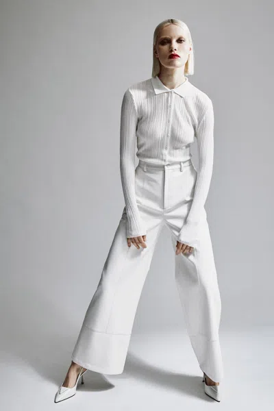 BARDOT AYDA KNIT POLO TOP