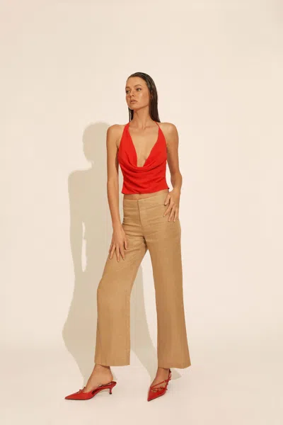 BARDOT BALIA HIPSTER LINEN PANT