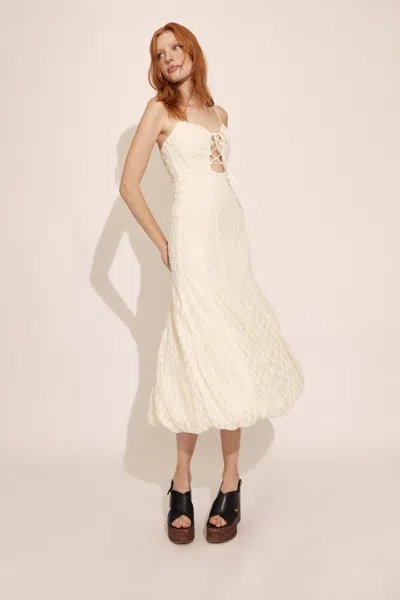 BARDOT DELANEY LACE MIDI DRESS