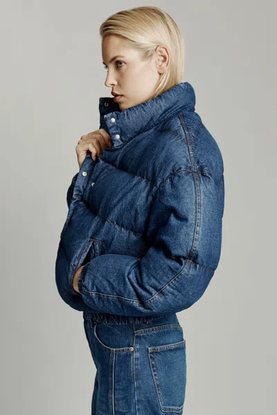 BARDOT DENIM BOMBER JACKET