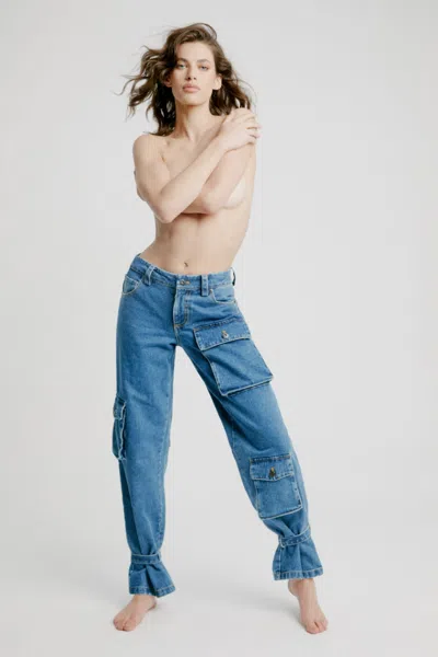 BARDOT DENIM CARGO PANT