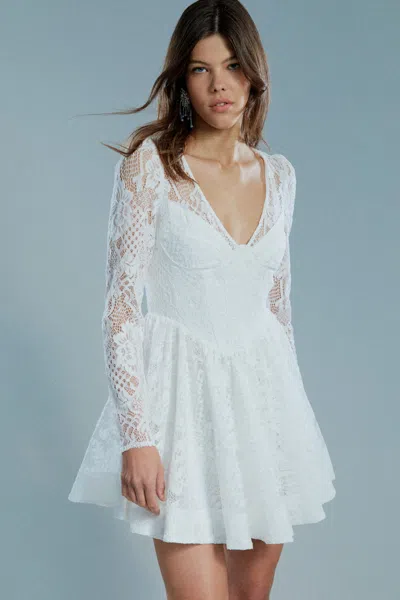 BARDOT ELLIE LACE CORSET DRESS