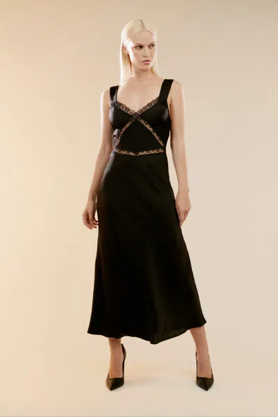 BARDOT EMORY LACE SLIP DRESS