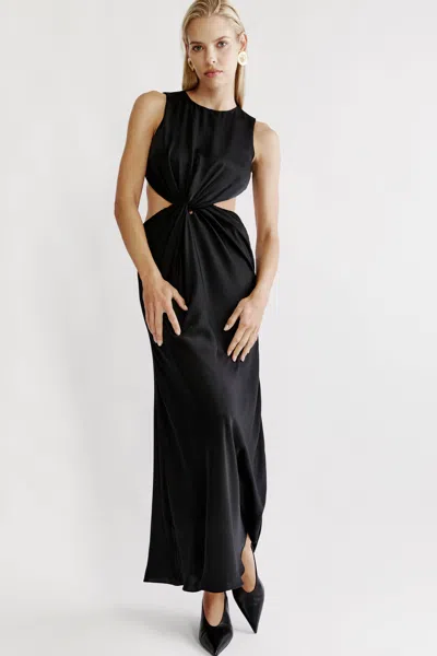 BARDOT ESFIRA TWIST FRONT MAXI DRESS