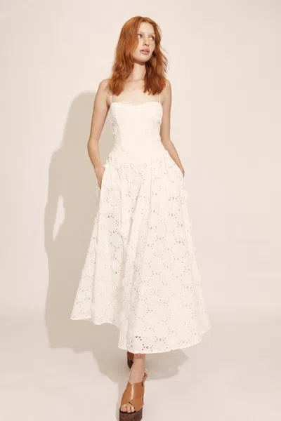 BARDOT ESTIE BRODERIE MAXI DRESS
