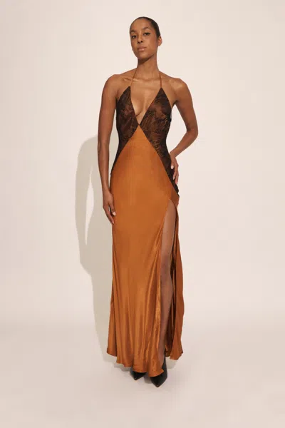 BARDOT ESTRELLA HALTER MAXI DRESS