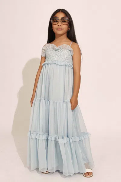 BARDOT JUNIOR GIRLS ANNA CRINKLE CHIFFON DRESS
