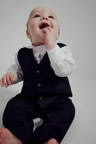 BARDOT JUNIOR BABY BOY CHARLES PIN STRIPE VEST