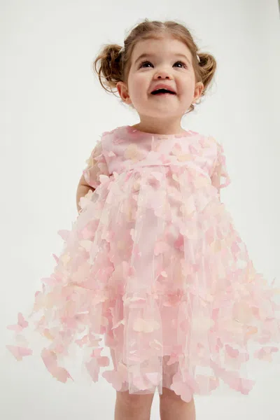 BARDOT JUNIOR BABY GIRL BUTTERFLY TIERED DRESS