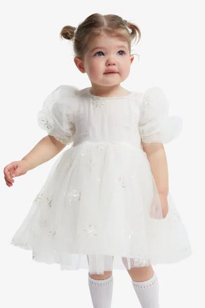 BARDOT JUNIOR BABY GIRL BUTTERFLY TULLE MINI DRESS