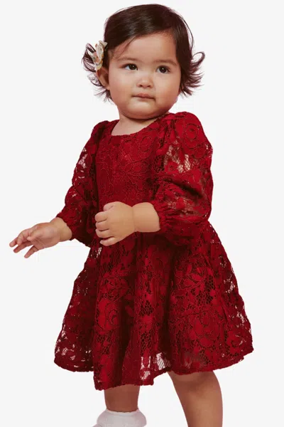 BARDOT JUNIOR BABY GIRL SIENNA TIERED LACE DRESS