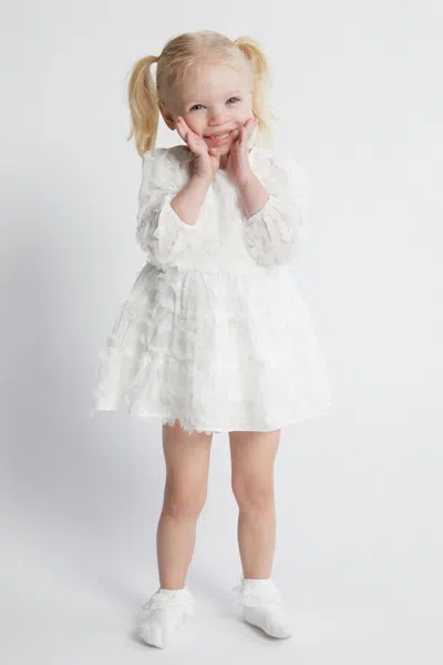 BARDOT JUNIOR BABY GIRL SIENNA TIERED LACE DRESS