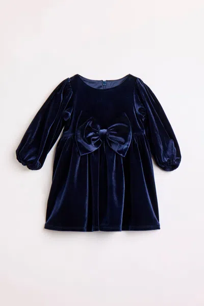 BARDOT JUNIOR BABY LINDSEY VELOUR DRESS