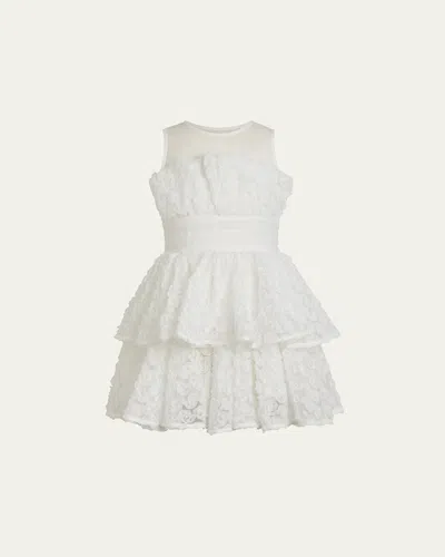 BARDOT JUNIOR GIRL'S ROSETTE MINI TULLE DRESS