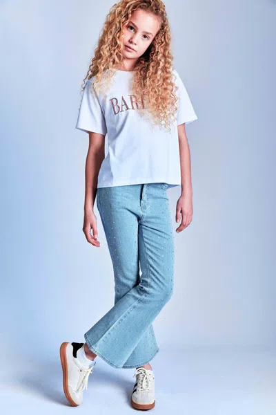 BARDOT JUNIOR GIRLS BARDOT LOGO SEQUIN TEE