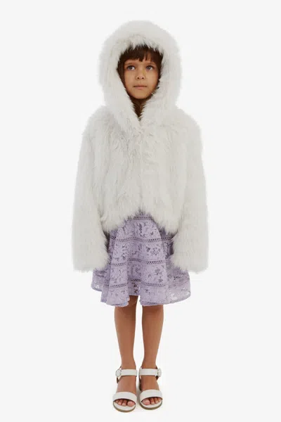 BARDOT JUNIOR GIRLS CALLAN FAUX FUR COAT