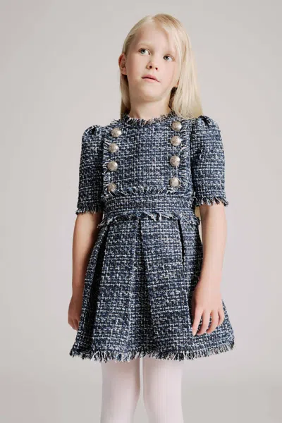 BARDOT JUNIOR GIRLS ELLE BOUCLE DRESS