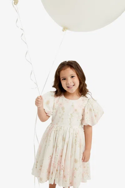 BARDOT JUNIOR GIRLS EMBROIDERED POOF MINI DRESS