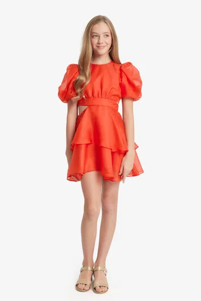 BARDOT JUNIOR GIRLS ENYA ORGANZA MINI DRESS