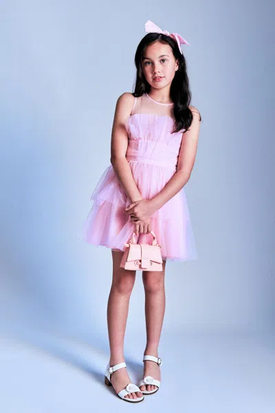 BARDOT JUNIOR GIRLS FALLON TULLE MINI DRESS