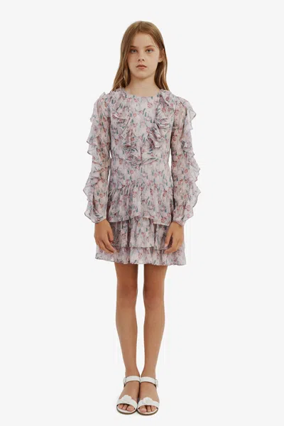 BARDOT JUNIOR GIRLS FLORAL RAH RAH DRESS