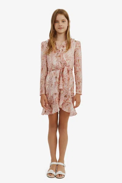 BARDOT JUNIOR GIRLS FLORAL WRAP DRESS