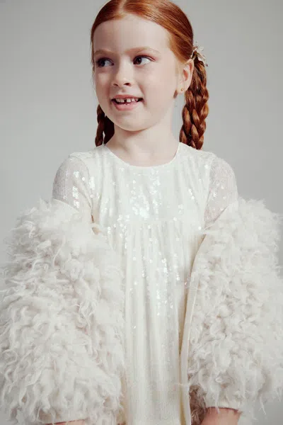 BARDOT JUNIOR GIRLS JESSIE FLUFFY CARDI