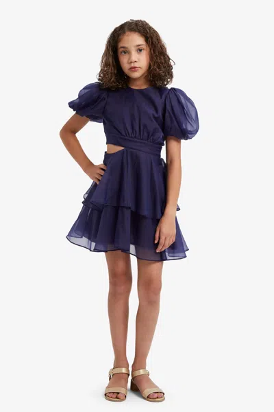 BARDOT JUNIOR GIRLS MAIA ORGANZA MINI DRESS