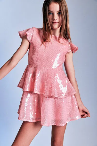 BARDOT JUNIOR GIRLS MINDIE SEQUIN DRESS