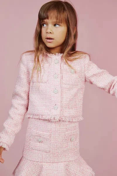 BARDOT JUNIOR GIRLS MISCHA BOUCLE JACKET