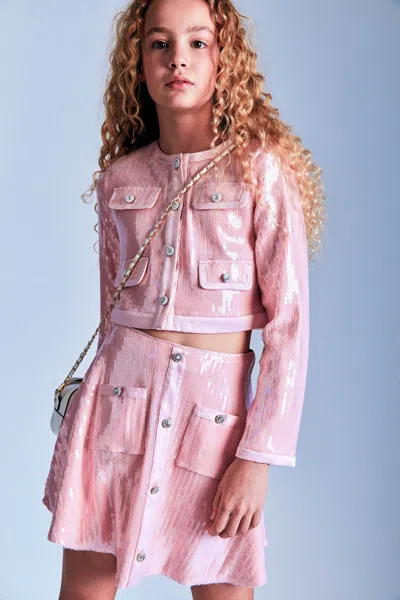 BARDOT JUNIOR GIRLS NOAH SEQUIN JACKET