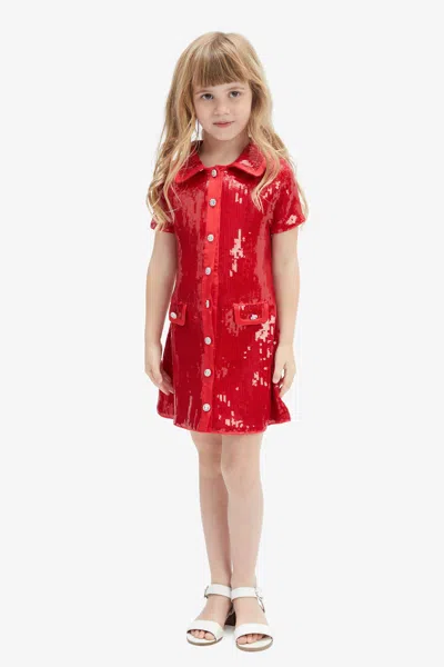BARDOT JUNIOR GIRLS NOAH SEQUIN MINI DRESS