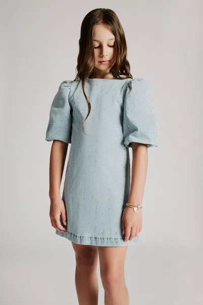 BARDOT JUNIOR GIRLS RHINESTONE MINI DRESS