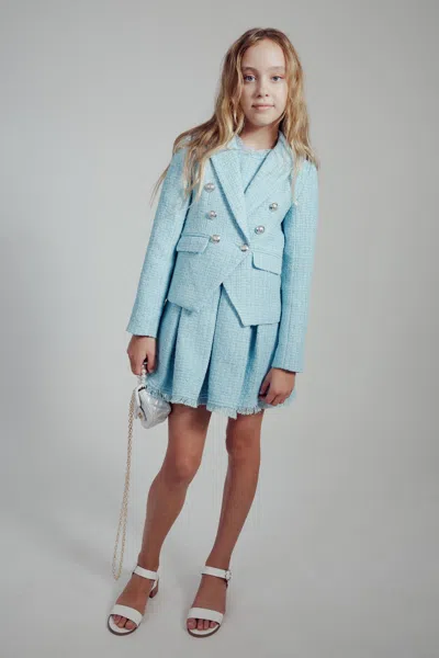 BARDOT JUNIOR GIRLS ROMA BOUCLE BLAZER